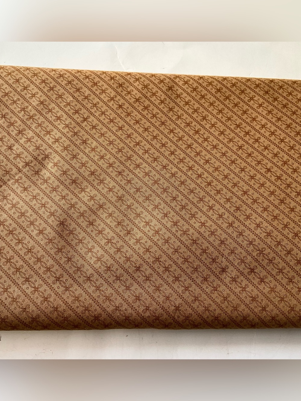 Quilting Sewing Fabric Moda#9385 Pheasant Hill Paisley Tan Brown 2.9Yards Cotton